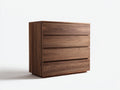 Cassettiera - Legno - 90x46x96 cm - Marrone noce - Moderno minimalista
