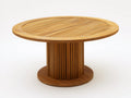 Tavolo da giardino - Legno - 132x132x76 cm - Marrone miele - Stile moderno