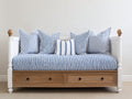 Divano letto - Legno - 207x100x93 cm - Bianco-Marrone - Stile classico con contenitore