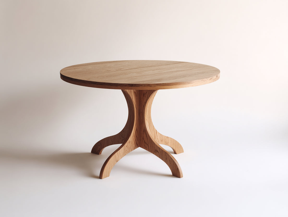 Tavolo da giardino - Legno - 122x122x75 cm - Naturale chiaro - Stile contemporaneo