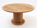 Tavolo da giardino - Legno - 130x130x75 cm - Naturale caldo - Stile contemporaneo