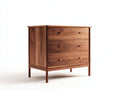 Cassettiera - Legno - 89x44x92 cm - Marrone noce - Shaker