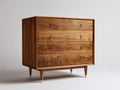 Cassettiera - Legno - 108x48x91 cm - Marrone noce - Moderno rétro
