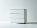Cassettiera - Legno - 81x44x83 cm - Bianco - Minimalista