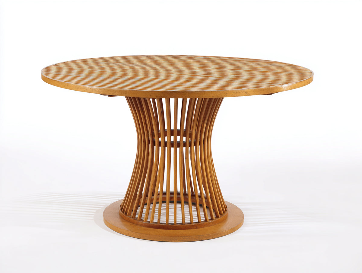 Tavolo da giardino - Legno - 132x132x75 cm - Marrone miele - Stile moderno